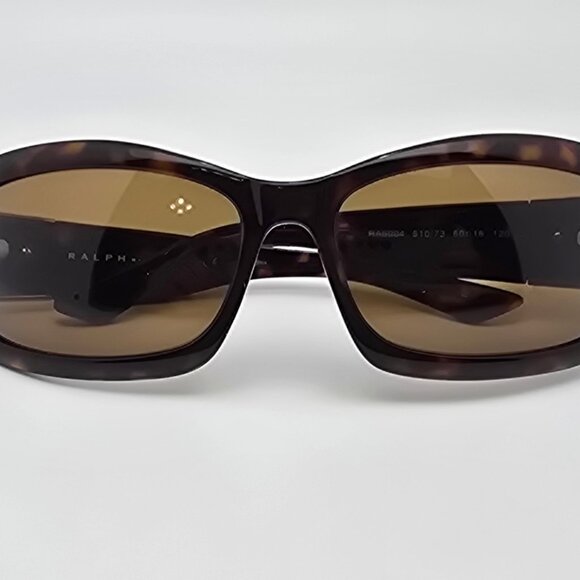 Ralph Lauren RA5004 510/73 Dark Tortoise Frame G-15 Green Lens Sunglasses w Case main image 5